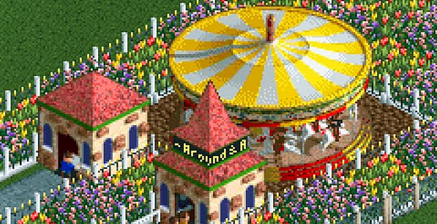 Engels pretpark draait draaimolenmuziek uit RollerCoaster Tycoon