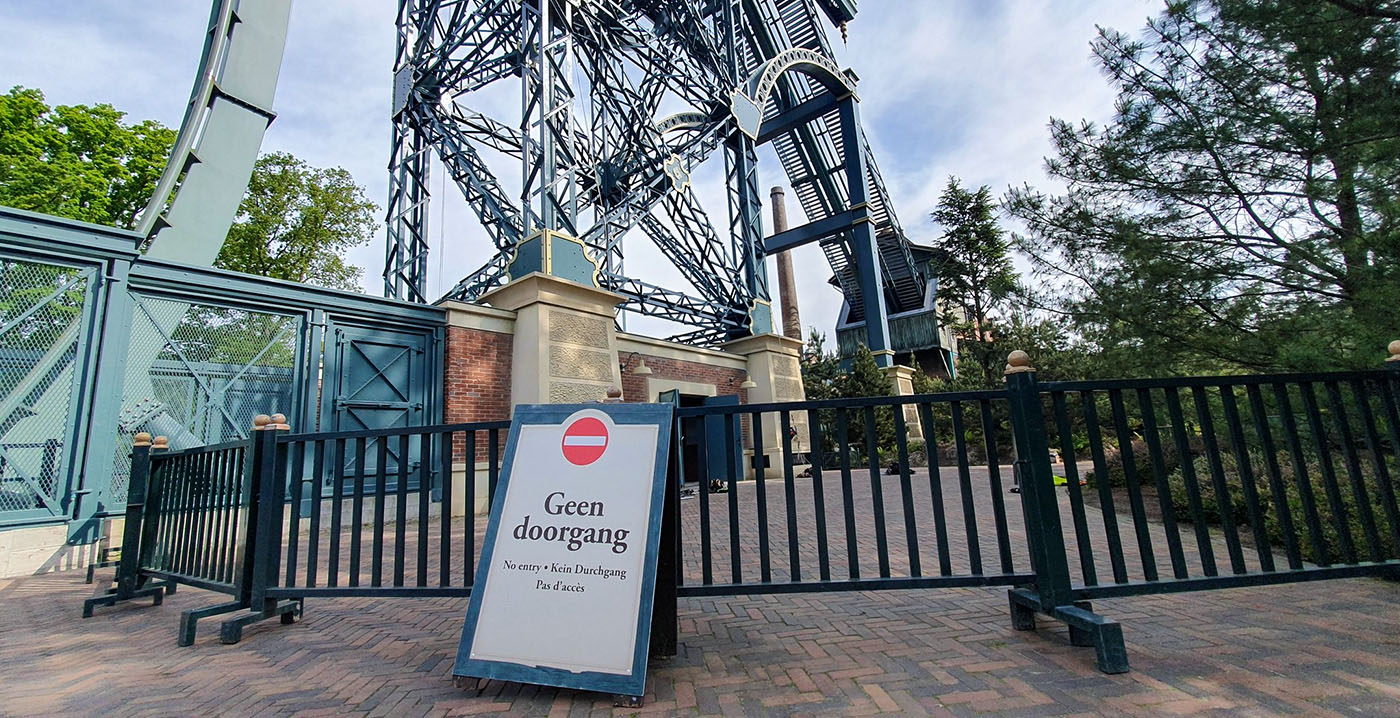 Vertraging bij onderhoudsbeurt Efteling-achtbaan Baron 1898