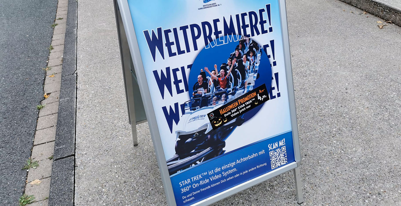 Movie Park Germany installeert 360 graden-camera's in lanceerachtbaan