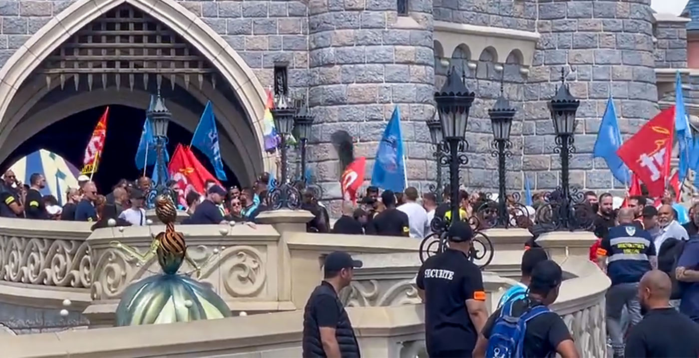 Vakbonden geven niet op: weer staking in Disneyland Paris