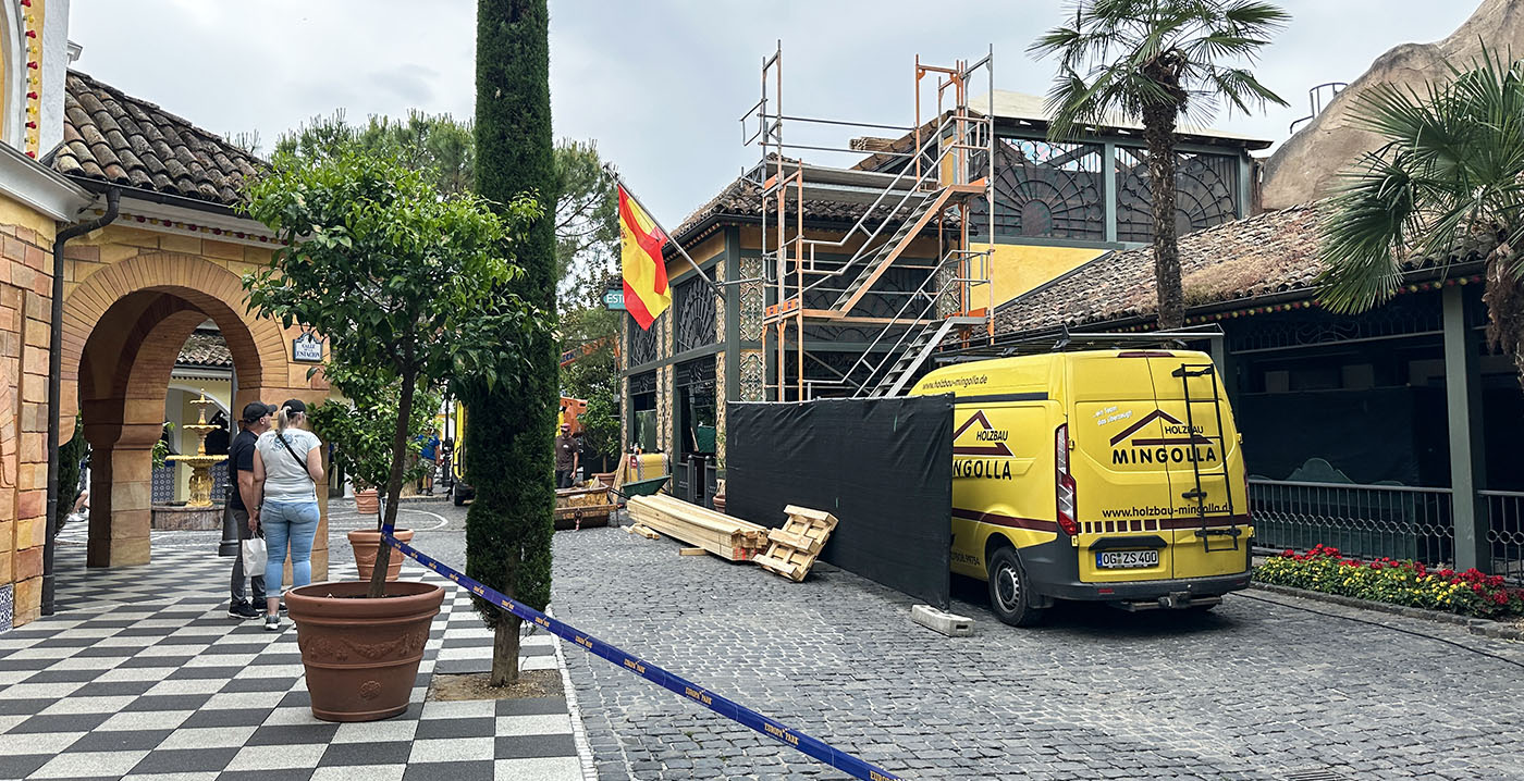 Europa-Park: herstelwerk na verwoestende brand gestart
