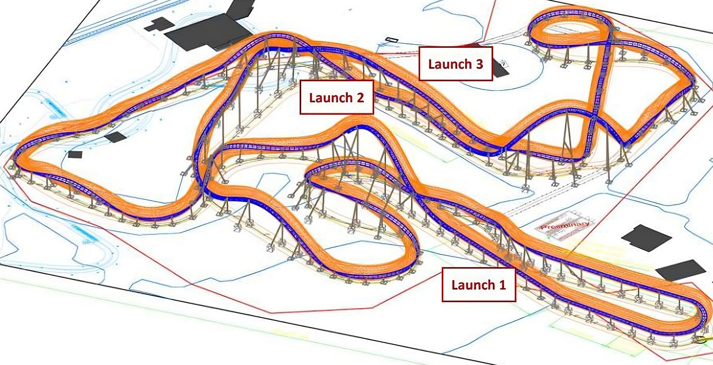 Nieuwe rollercoaster Walibi Belgium wordt lanceerachtbaan met haventhema