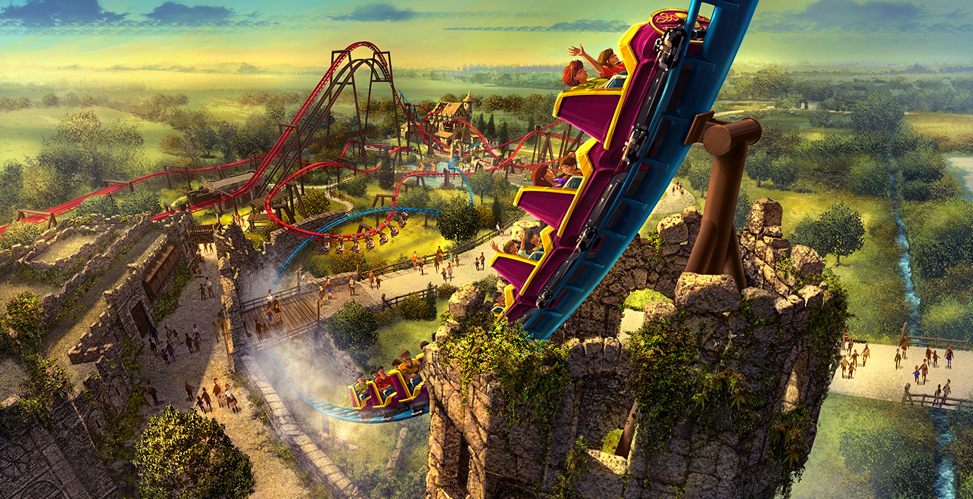 Twee nieuwe achtbanen in Iers pretpark: opening in 2024