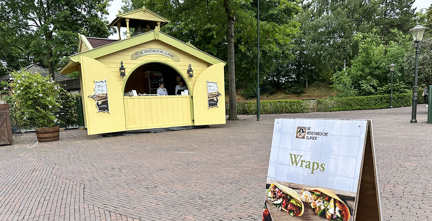 Vegetarische Slager krijgt eigen verkooppunt in de Efteling