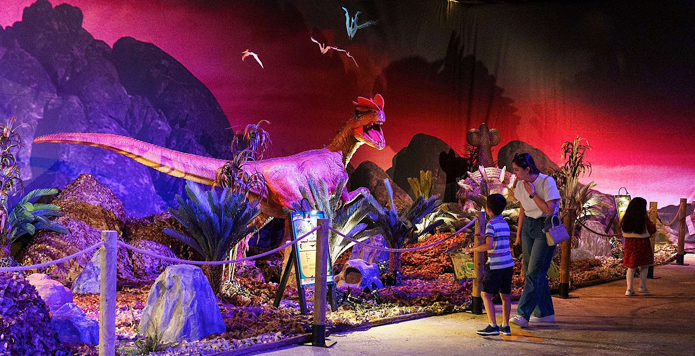 Dino-attractie in Antwerpen: 55 bewegende dinosaurussen