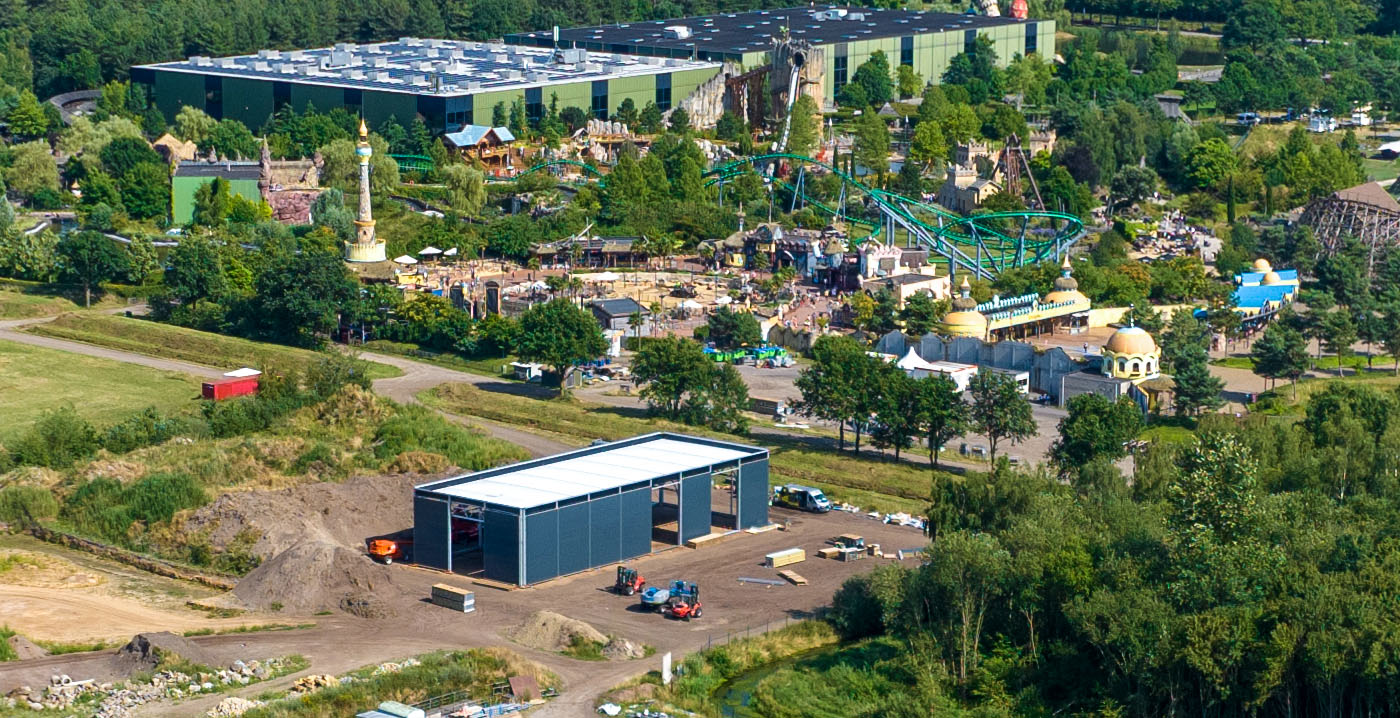 Foto's: Toverland start met bouw van groot nieuw spookhuis
