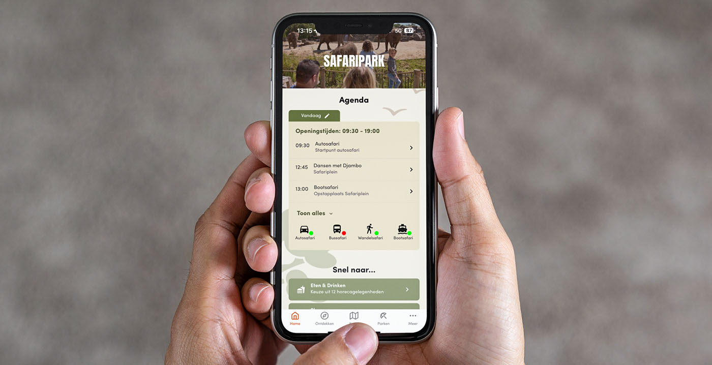Beekse Bergen lanceert nieuwe app met meer functionaliteiten