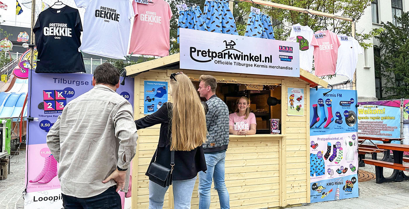 Uniek: Looopings-merchandise verkrijgbaar op de Tilburgse kermis