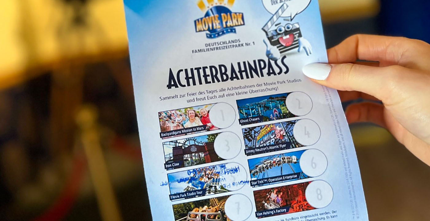 Internationaler Achterbahntag im Movie Park: Alle acht Achterbahnen abhaken