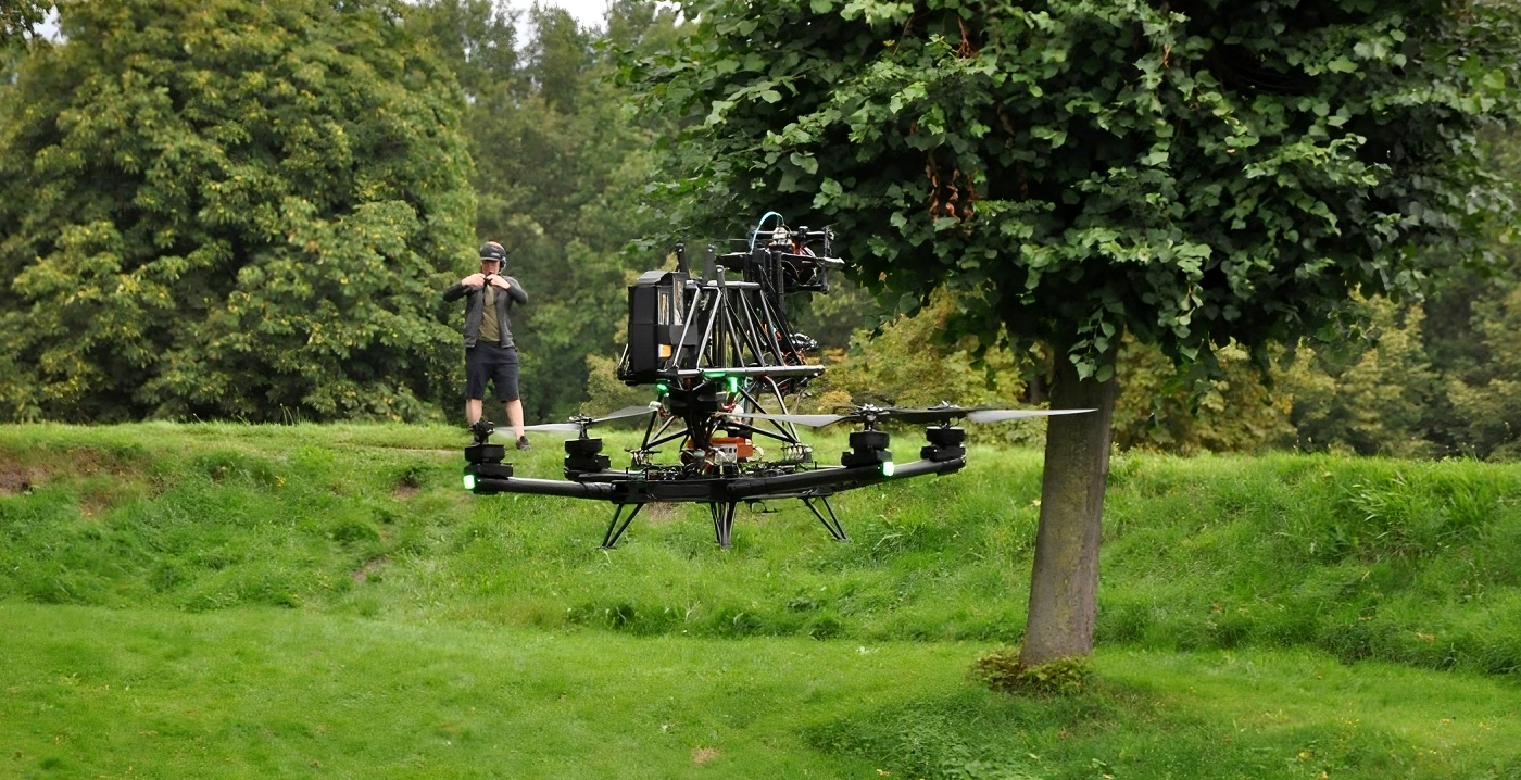 Makers vliegsimulator This is Holland testen nieuwe dronecamera