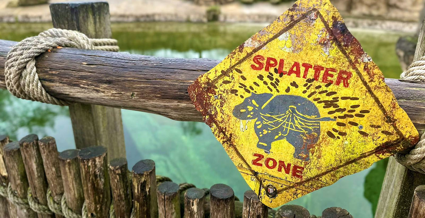 Wildlands waarschuwt voor spetterpoep bij nijlpaarden