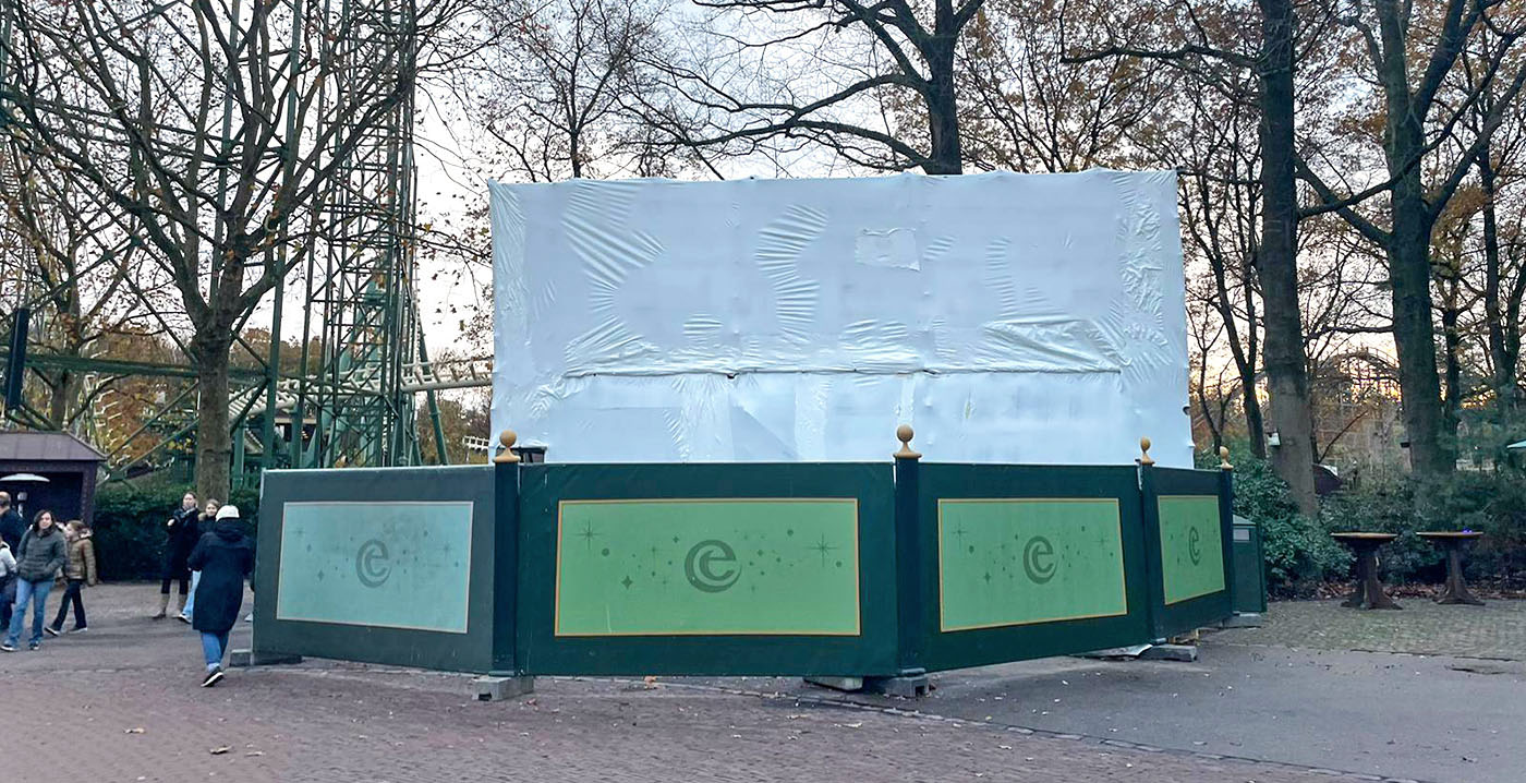Foto's: volop werkzaamheden tijdens laagseizoen in de Efteling