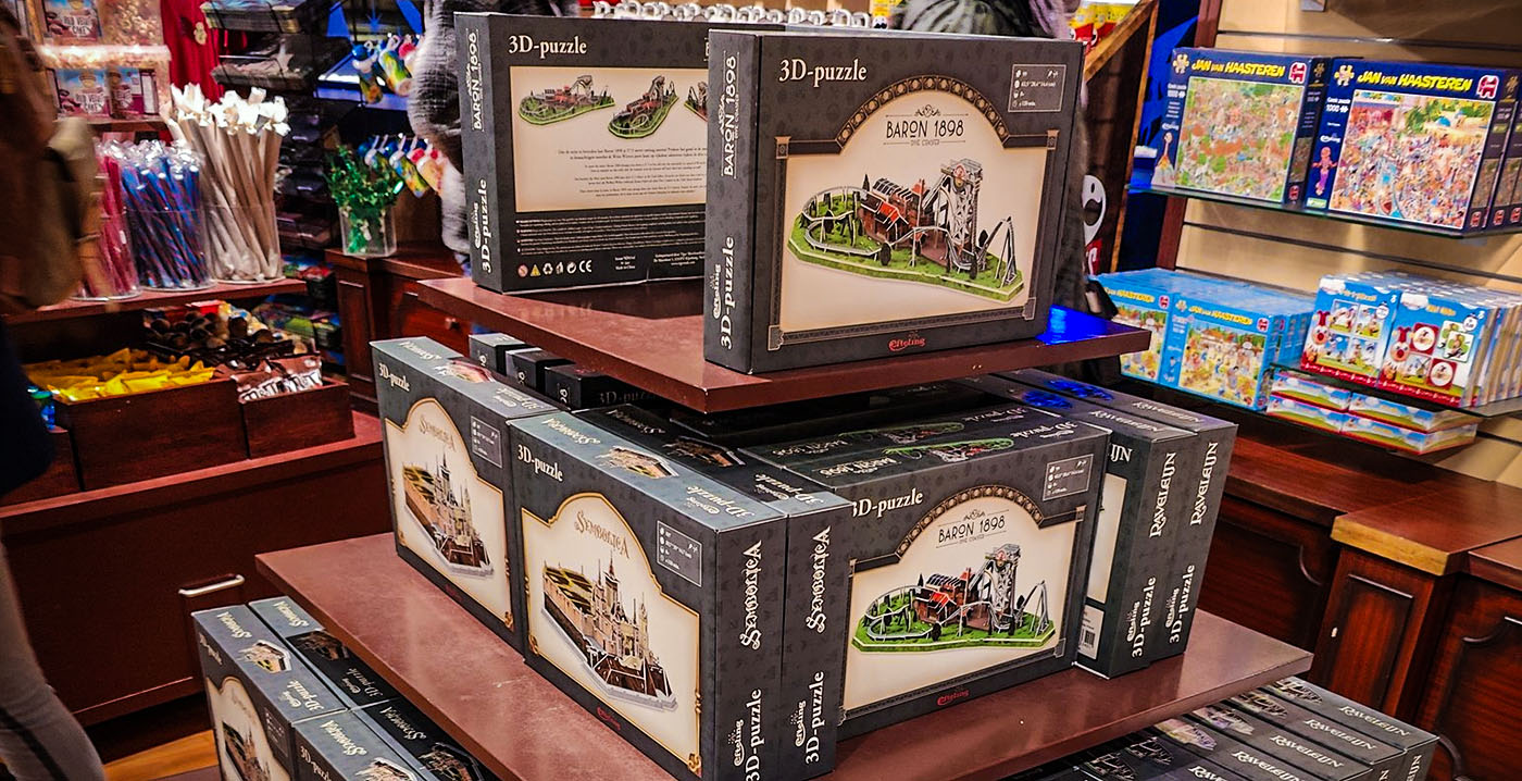 Nu verkrijgbaar: 3D-puzzels van bekende Efteling-attracties