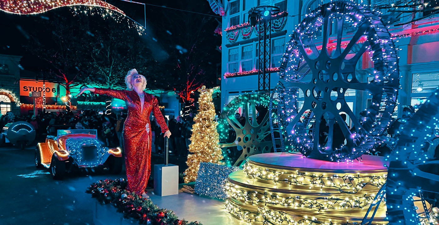 Movie Park Germany zet muziek van kerstparade online