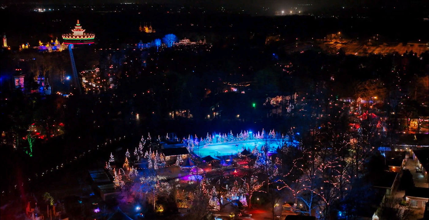 Foto's: Winter Efteling prominent in beeld bij kerstconcert van The Streamers