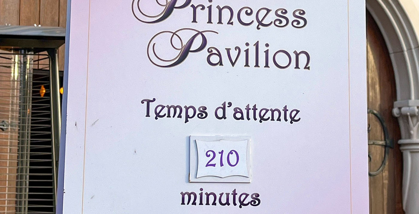 Disneyland Paris: drieënhalf uur wachten voor meet-and-greet met prinses