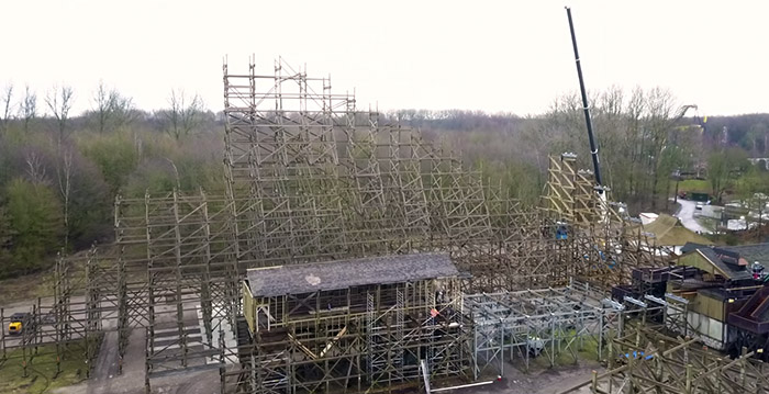 Nieuwe Walibi-achtbaan Untamed gaat vijf keer over de kop