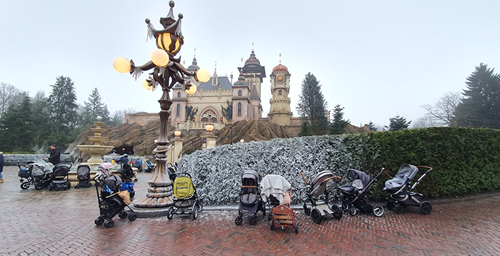Efteling kleurt wit voor filmopnames