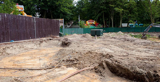 Bouwwerkzaamheden nieuwe achtbaan Walibi Holland zijn begonnen
