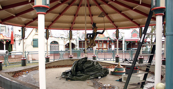 Efteling breekt nostalgische Vlindermolen af