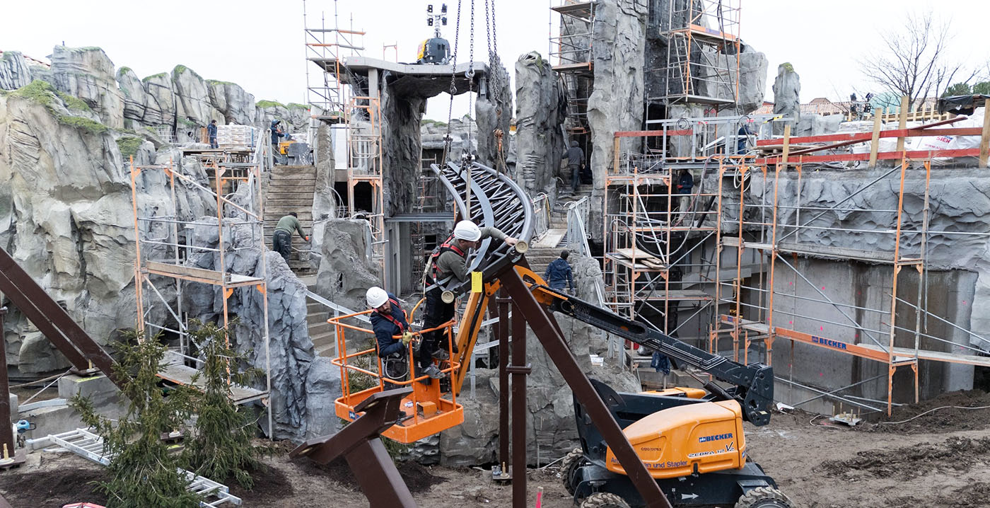 Foto's: Europa-Park gestart met heropbouw afgebrande attracties