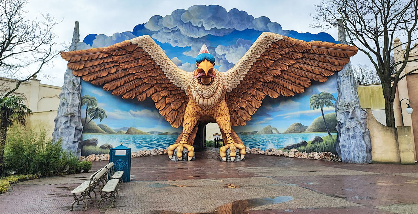 Foto's: Efteling-icoon Vogel Rok na ruim vier maanden weer zichtbaar
