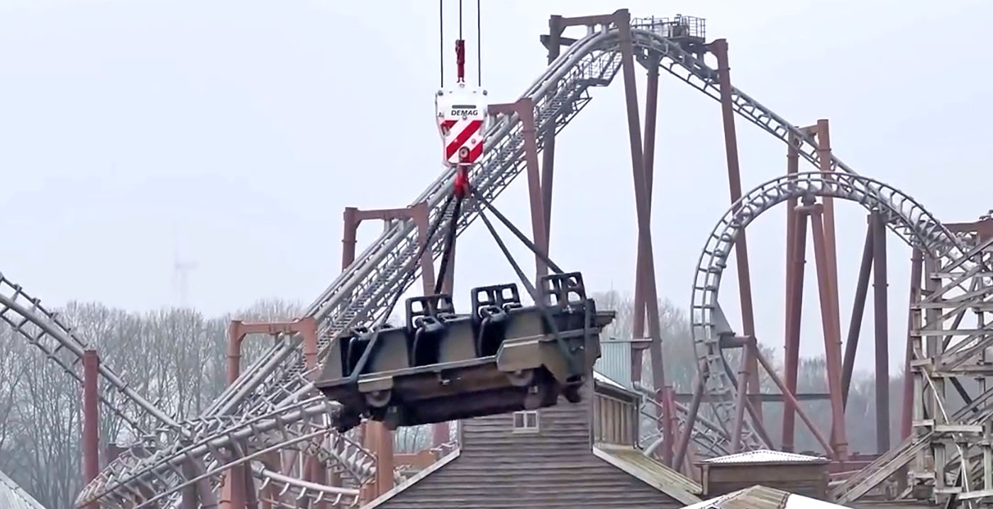 Video: achter de schermen bij groot onderhoud in Movie Park Germany