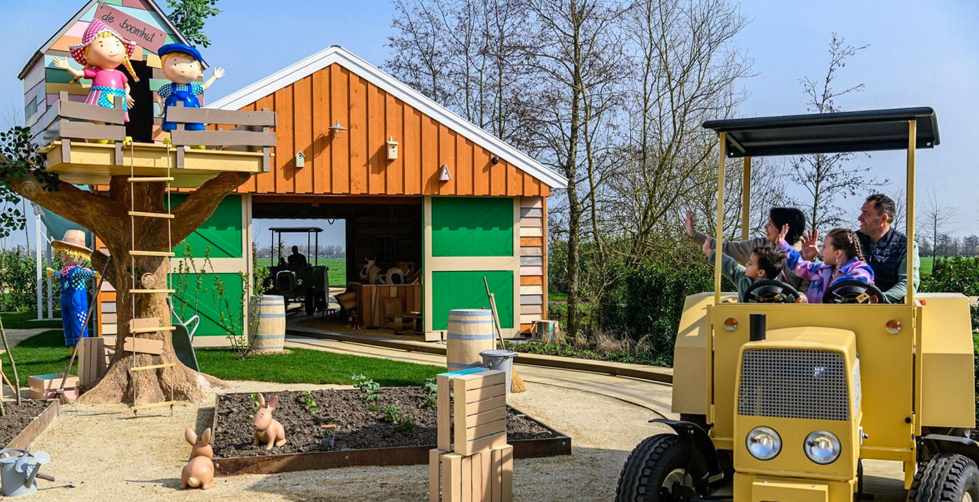 Nieuwe attractie in Avonturenboerderij Molenwaard: 170 meter lange tractorbaan