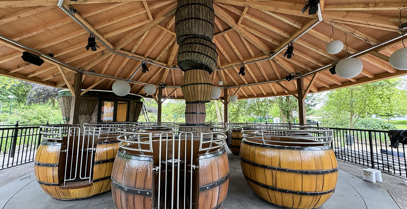 Foto's: nieuwe attractie Duinrell bijna klaar voor opening