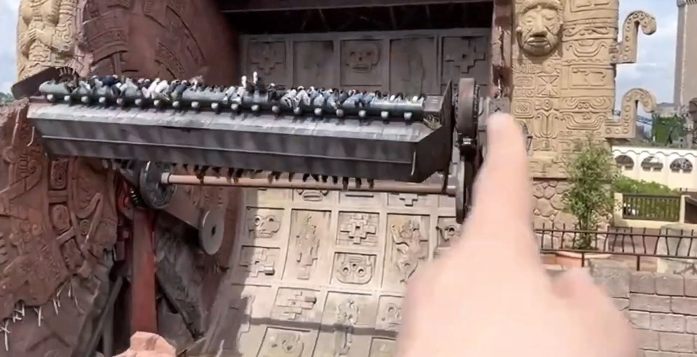 Video toont hoe Phantasialand-attractie Talocan heen en weer zwalkt