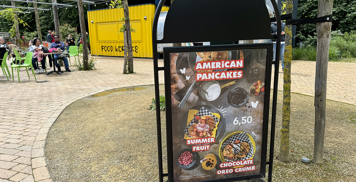 Nieuw op het menu in Walibi Holland: American pancakes en bubble slush