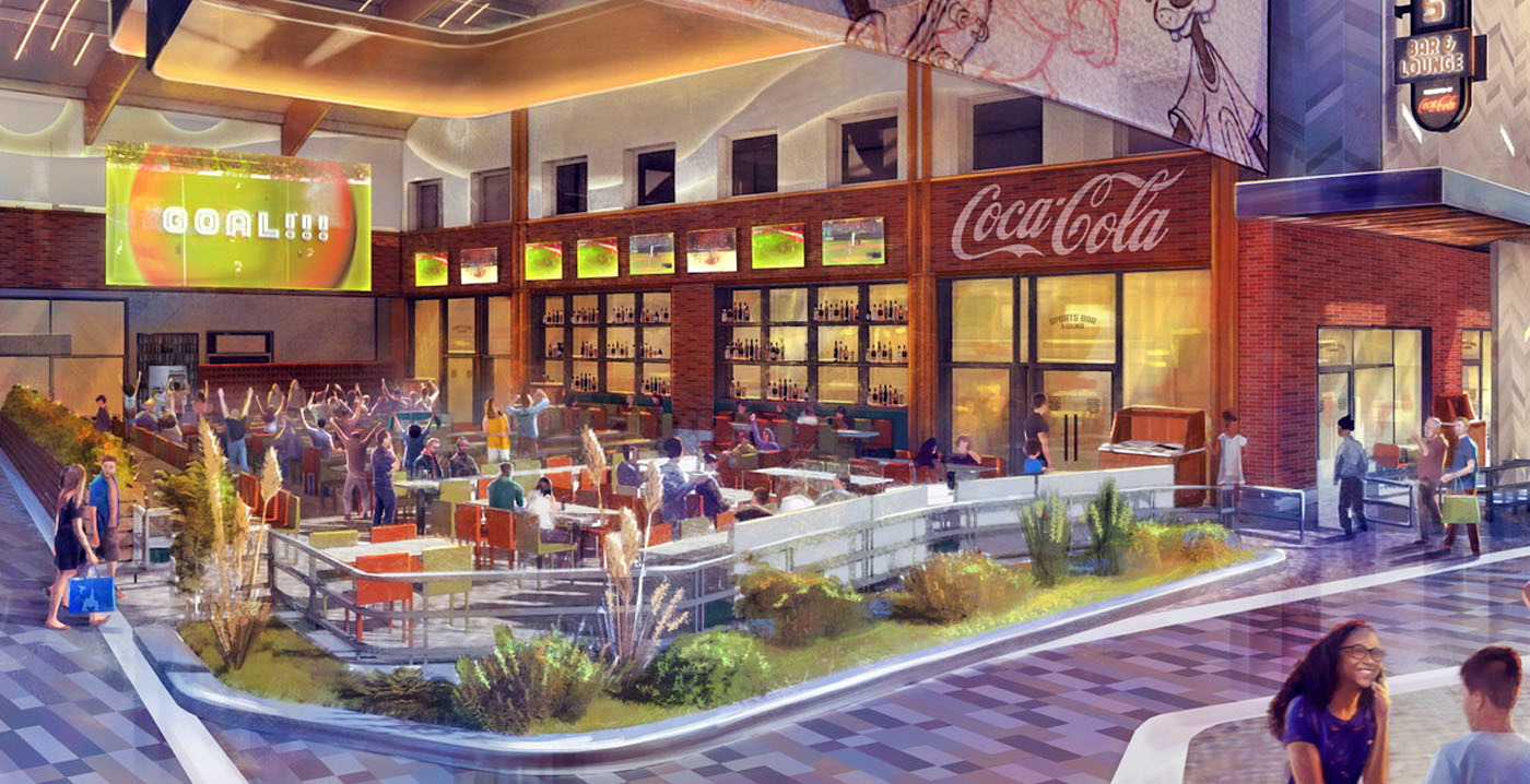 Disneyland Paris: uitbreiding en nieuw uiterlijk voor Sports Bar