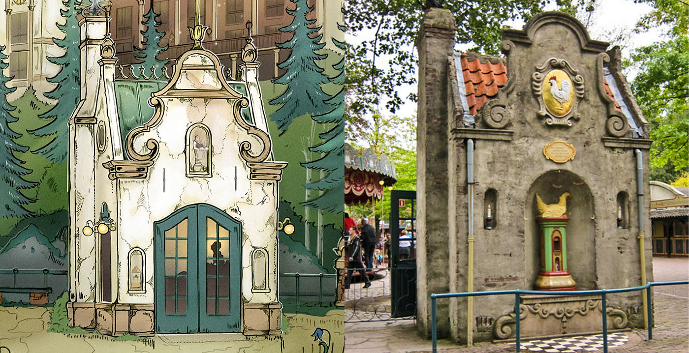 Nieuw sprookje lijkt opvallend veel op bestaand Efteling-gebouw: 'Ik wist dat het me ergens aan deed denken!'