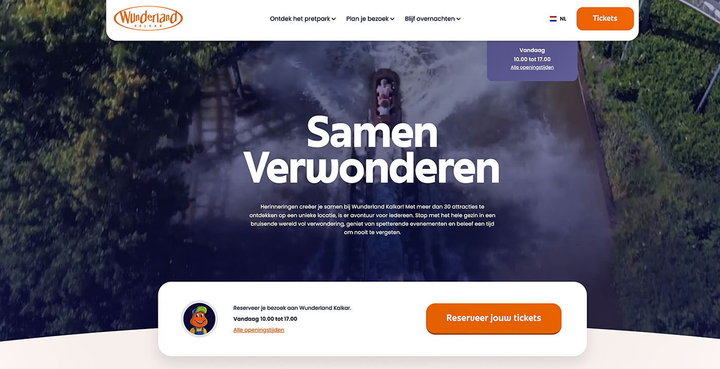 Nederlanders introduceren nieuwe website voor Duits pretpark