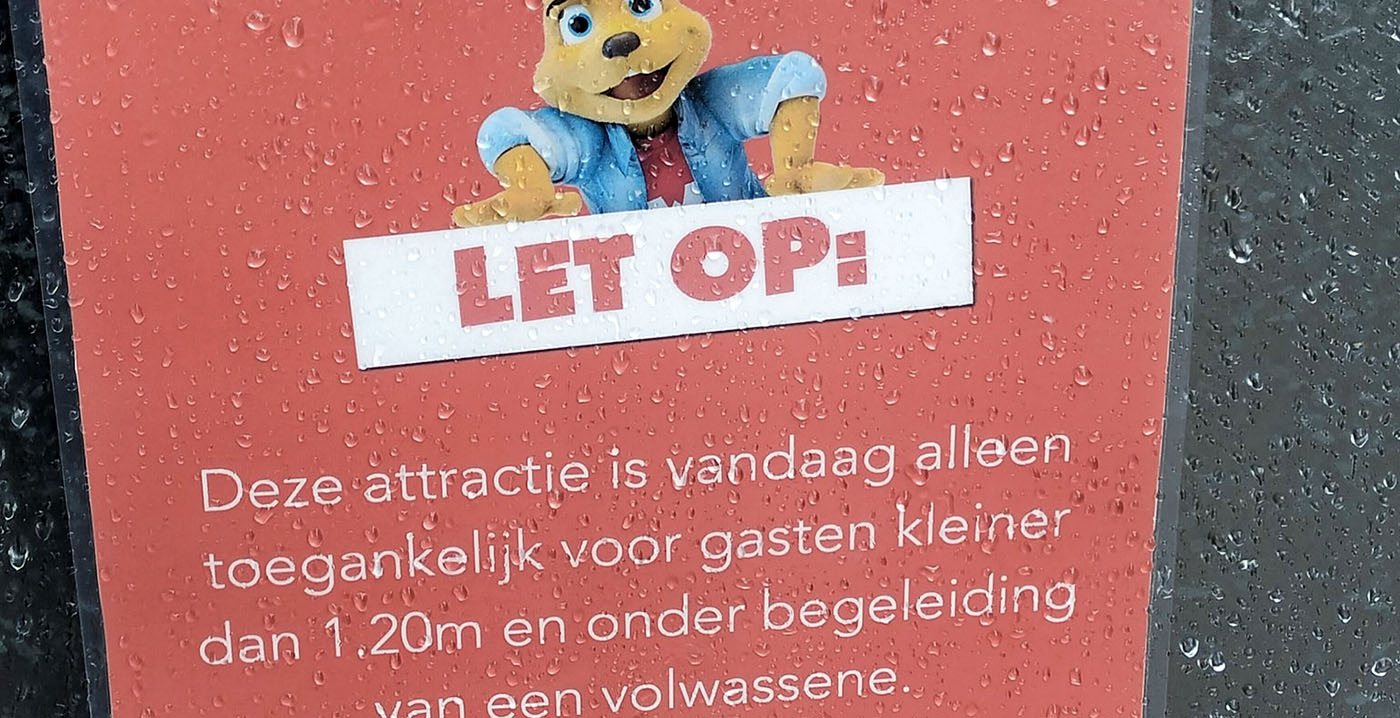Nieuw beleid Walibi Holland: bepaalde attracties verboden voor jongeren