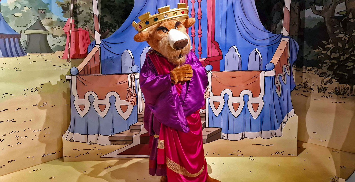 Personages uit Robin Hood en Tarzan tijdelijk te ontmoeten in Disneyland Paris