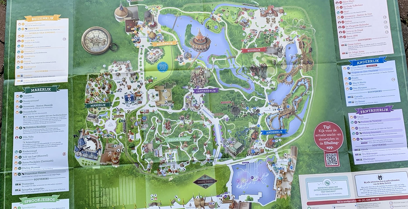 Efteling wijzigt parkindeling: twee attracties wisselen van rijk