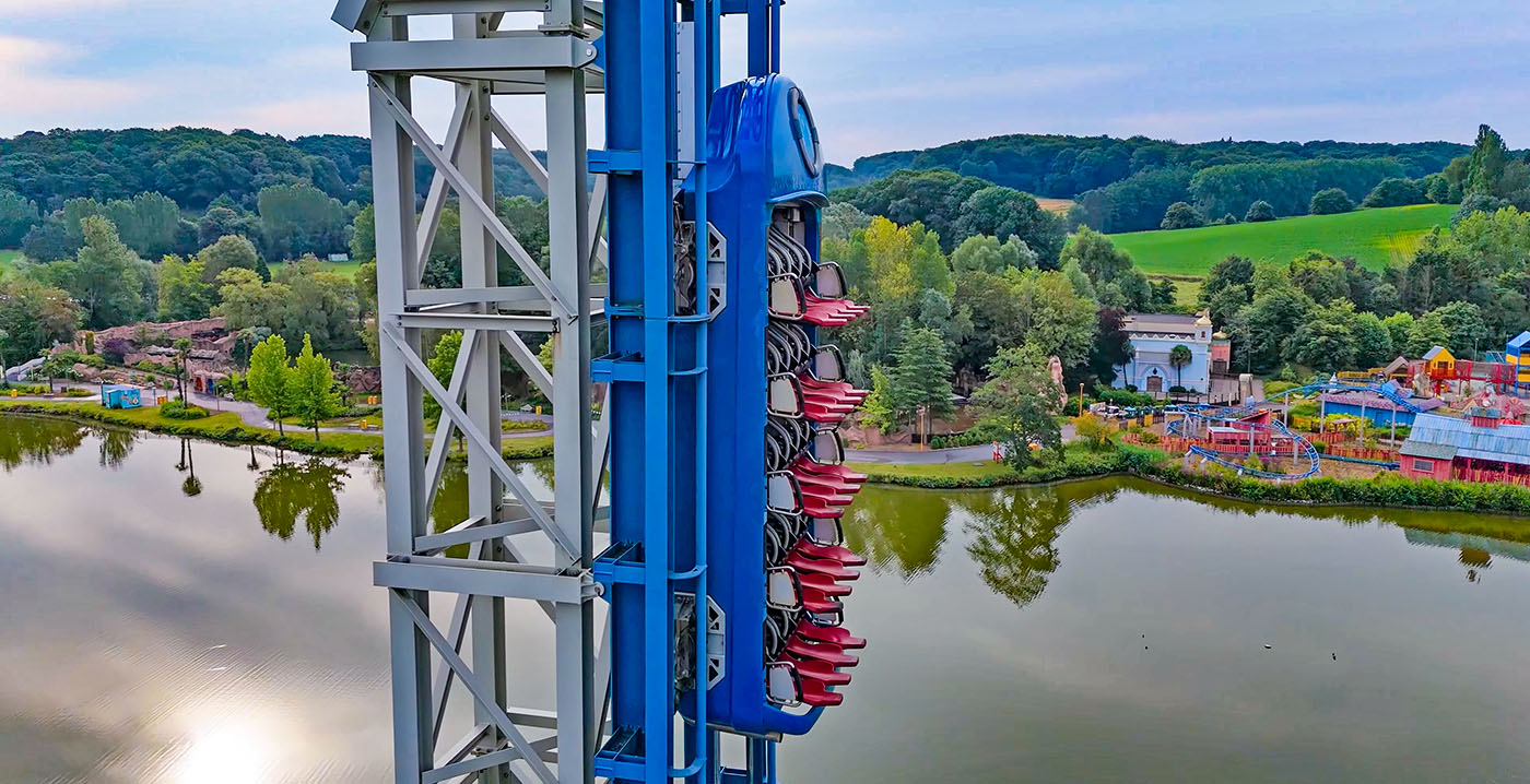Video: hoe ontstaat de splash van waterachtbaan Pulsar in Walibi Belgium?