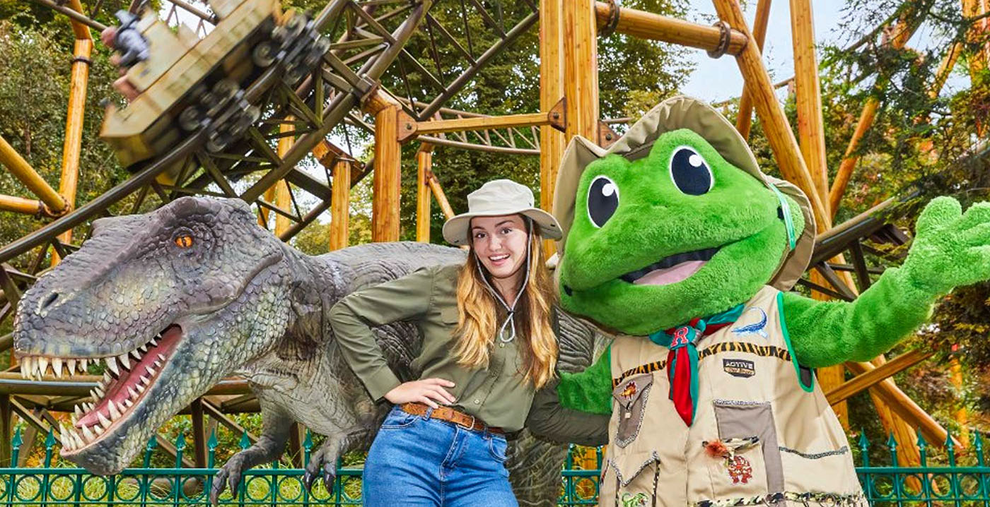 Duinrell presenteert dinoshow met reptielendeskundige Sterrin Smalbrugge