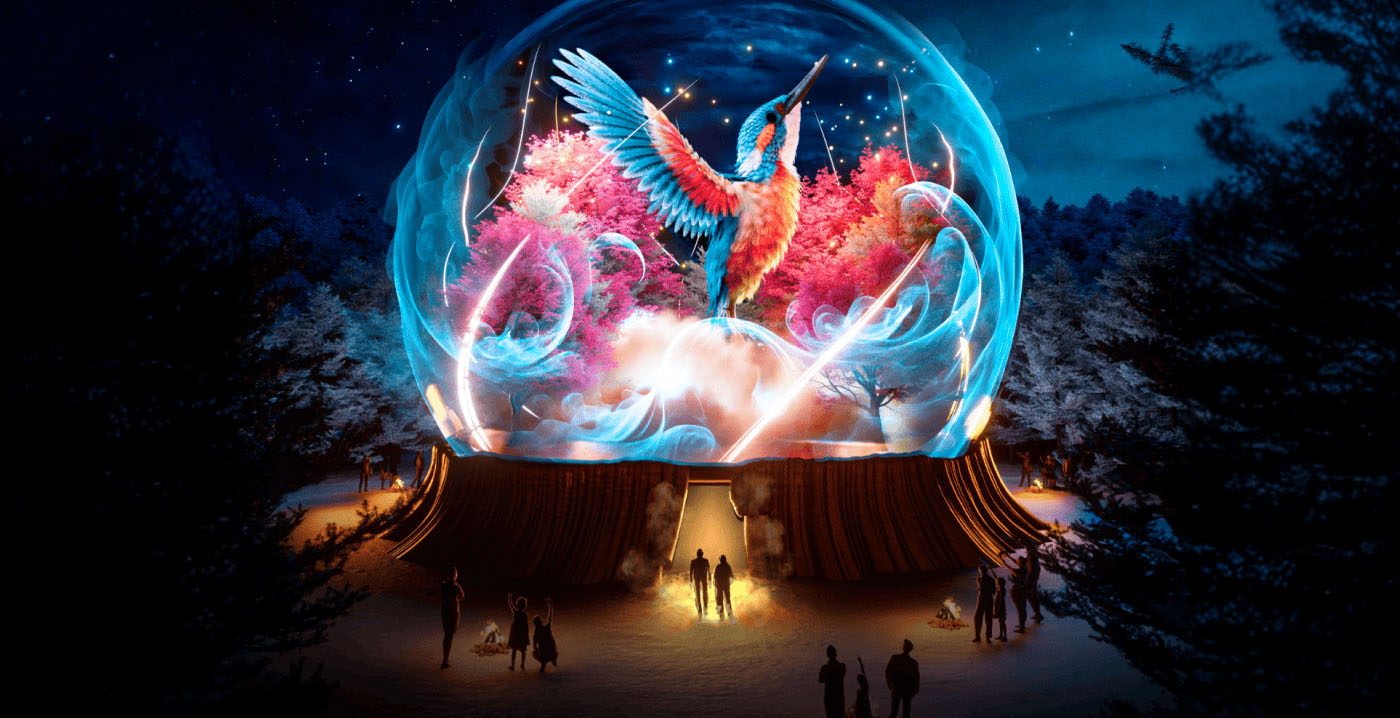 Winter-evenement Apenheul heet Winterheul: audiovisueel spektakel in plaats van apen