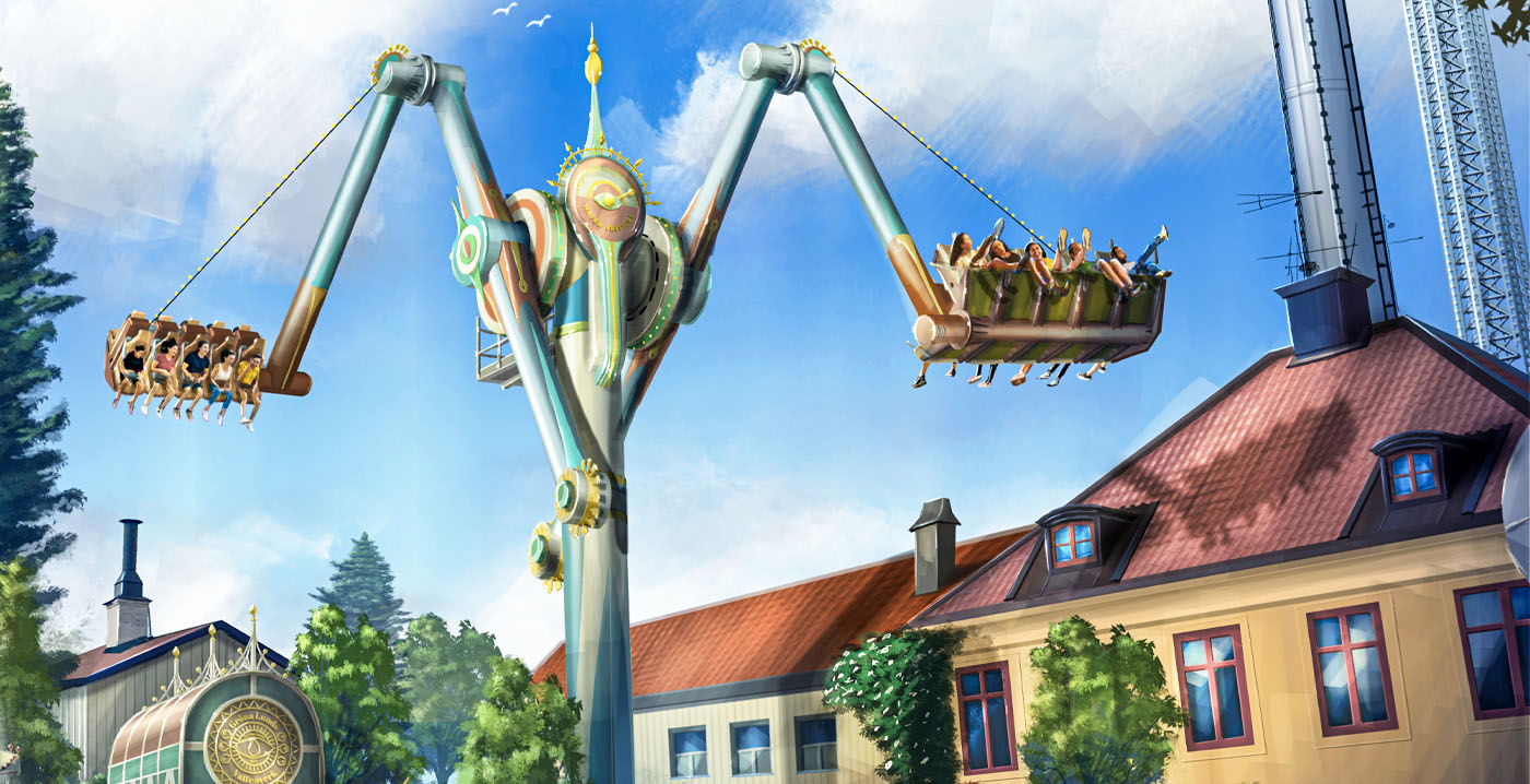 Attractiepark in Zweden presenteert tweede super swing ter wereld