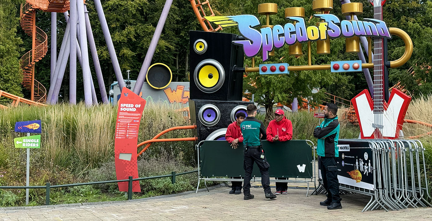 Achtbaan Walibi Holland verliest wiel: Speed of Sound tijdelijk dicht