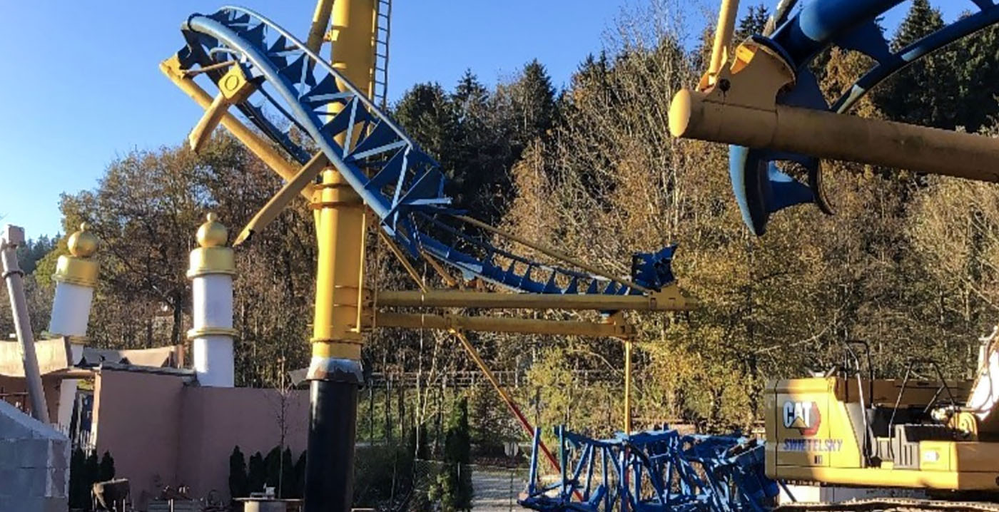 Achtbaan in Oostenrijk gaat na negentien jaar naar de schroot