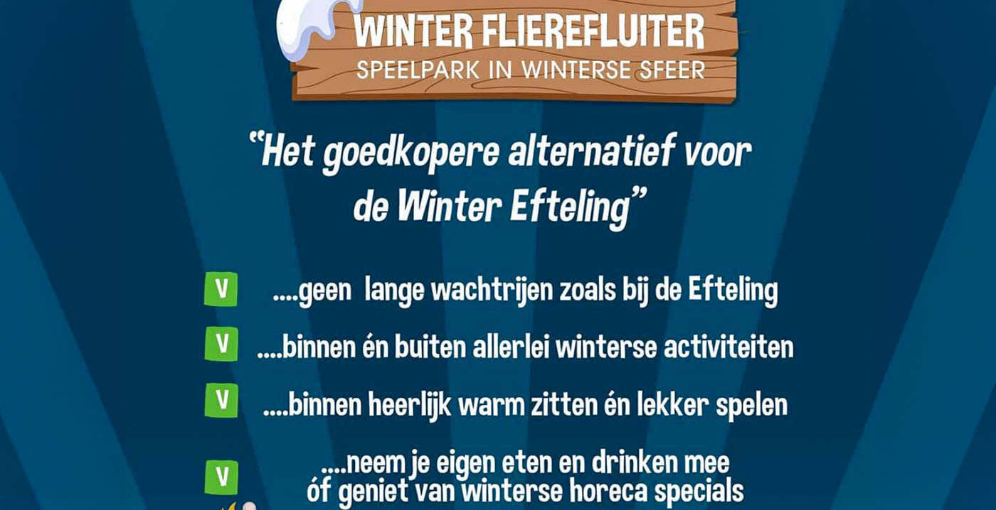 Speeltuin in Overijssel promoot zichzelf als 'hét goedkopere alternatief voor de Winter Efteling'