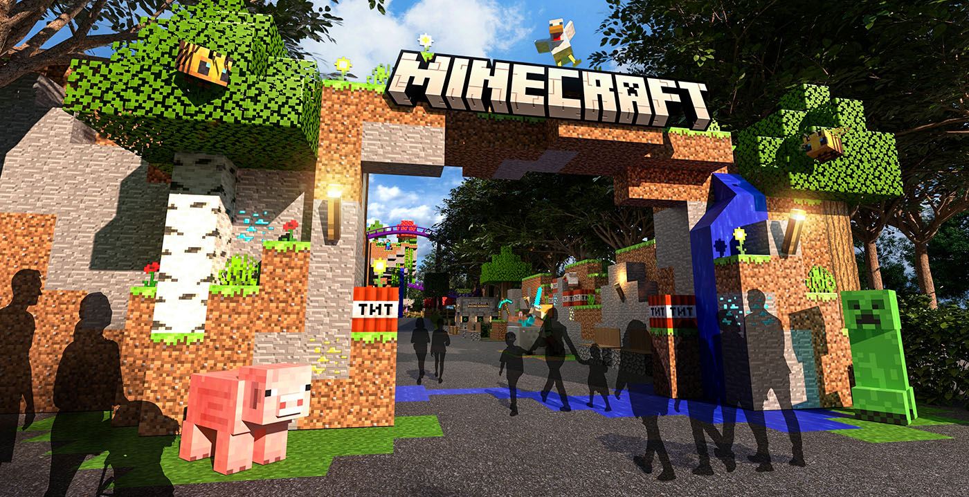 Videogame Minecraft komt naar de pretparkwereld: investering van ruim 100 miljoen euro