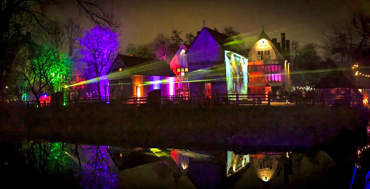 Voor het eerst lichtspektakel in Archeon: 'Fabelachtige ervaring'
