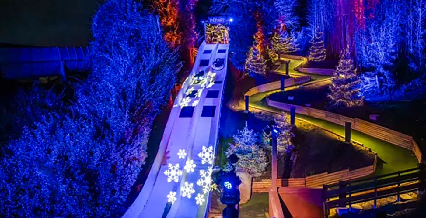 Nieuwe winterattractie in Parc Astérix: sneeuwhelling met Obelix-banden