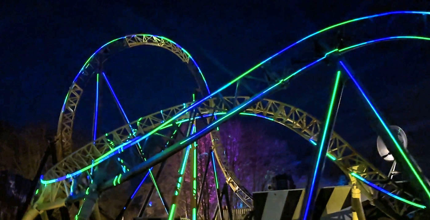 Winter-event Walibi Bright Nights dit jaar met extra themagebied: schaatsbaan, lichtshows en zes attracties