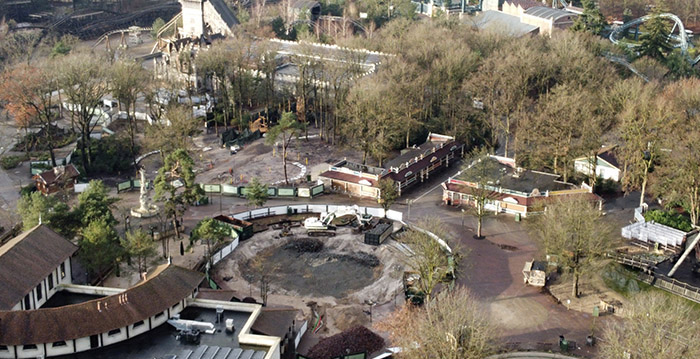 Luchtbeelden: Efteling-attractie Polka Marina is verdwenen
