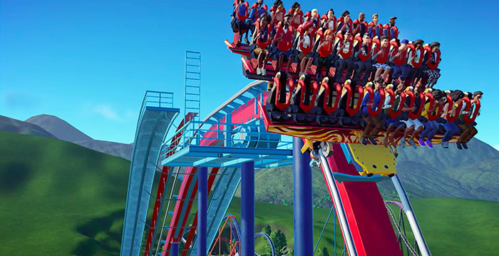 Veertien soorten achtbanen in nieuwe versie van pretparkgame Planet Coaster